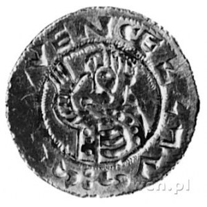Udalryk 1012-1033, denar, Aw: Król na tronie z włócznią...