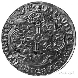 Jan II Dobry 1350-1364, mouton d’or, Aw: Baranek Boży i...