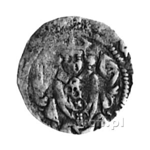 Otto III 1383-1428, Bassum, denar, Aw: Głowa św. Pawła ...