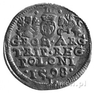 trojak 1598, Lublin, j.w., Kurp.1050 R, Wal.LXXXV