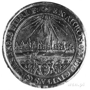 dwudukat (donatywa) 1647, Gdańsk, Aw: Popiersie i napis...