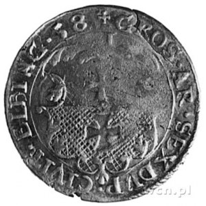szóstak 1658, Elbląg (okupacja szwedzka), Aw: Popiersie...