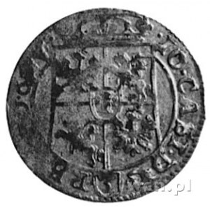półtorak 1659, Poznań, Aw: Tarcza herbowa i napis, Rw: ...
