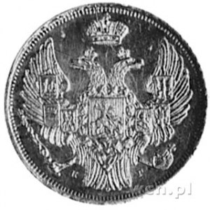 15 kopiejek=l złoty 1833, Petersburg, Aw: Orzeł carski,...