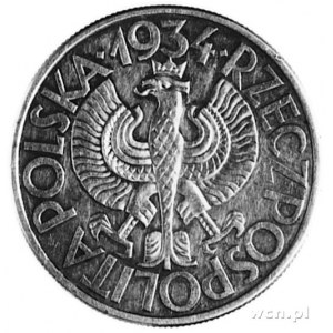 10 złotych 1934, połączone 4 Klamry, srebro, wybito 100...
