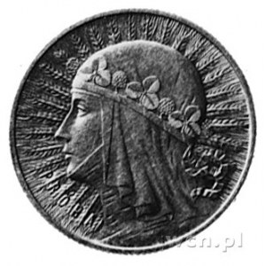 1 złoty 1932- Głowa Kobiety, na rewersie wypukły napis:...