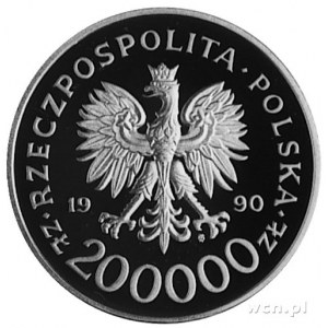 200.000 złotych 1990, Warszawa- 10-lecie Solidarności, ...