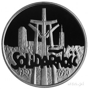 200.000 złotych 1990, Warszawa- 10-lecie Solidarności, ...