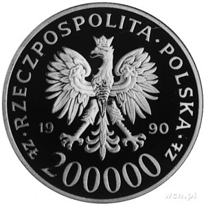 200.000 złotych 1990, Warszawa- 10-lecie Solidarności, ...