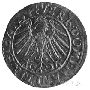 grosz 1544, Legnica, Aw: Popiersie Fryderyka II i napis...