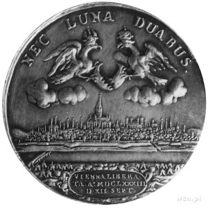 medal sygnowany H (Jan Höhn jun.) wybity w 1683 roku z ...