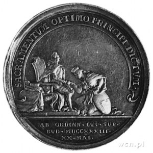medal autorstwa Haeslinga z okazji składania przysięgi ...