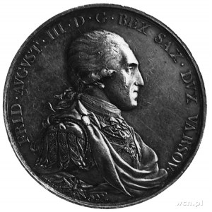 medal sygnowany KRUGER SEN, wybity w 1807 roku z okazji...
