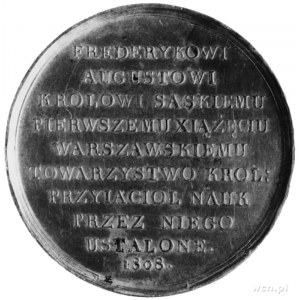 medal sygnowany Jan Ligber (medalier warszawski) wybity...