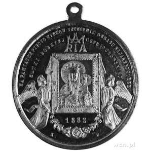 medal z uszkiem do zawieszania, sygnowany KB, wybity w ...