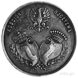 medal wybity w 1901 roku z okazji zaślubin Franciszka K...