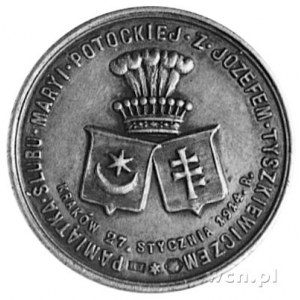 medal sygnowany HJ (Jan Hopliński) wybity w 1914 roku z...