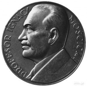 medal pamiątkowy sygnowany J. AUMILLER, wybity w 1937 r...