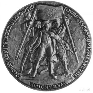 medal autorstwa Franciszka Kalfasa (medalier warszawski...