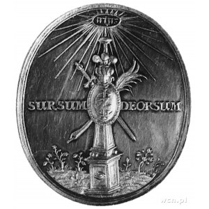 owalny medal b.d. (1666), sygnowany I.B. (J. Buchheim),...