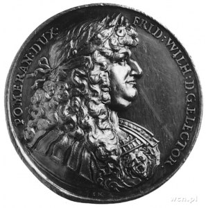 medal wybity z okazji zdobycia Stralsundu w 1678 roku p...