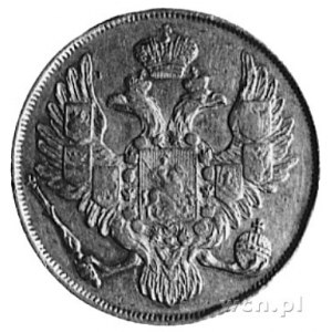 3 ruble platynowe 1842, Petersburg, Fr.143, Uzdenikow 3...