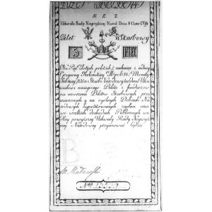 5 złotych 8.06.1794, seria N.E.2, Pick A1, rzadki