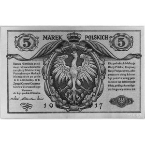 5 marek polskich 9.12.1916, \Generał, \Biletów, Pick 1...