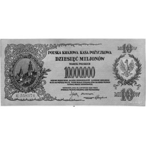 10.000.000 marek polskich 20.11.1923, Pick 39, Parchimo...