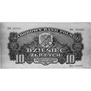 10 złotych 1944 \obowiązkowe\ Db 000000