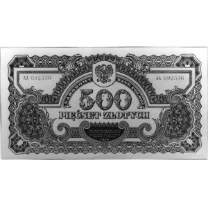 500 złotych 1944 \obowiązkowym\ AA692536