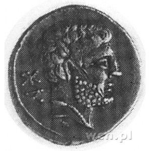 HISZPANIA- Osca, drachma (204-154 p.n.e.), Aw: Głowa z ...