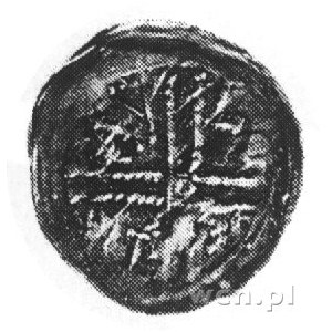 mennica Wrocław, potem Racibórz 1177-1201, denar, Aw: D...