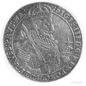 talar 1627, Bydgoszcz, Aw: Popiersie w zbroi i w koroni...
