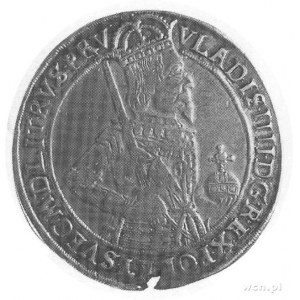 talar 1635, Toruń, Aw: Półpostać króla w zbroi, koronie...
