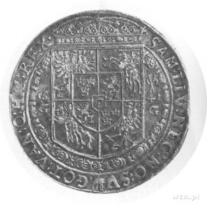 talar 1641, Bydgoszcz, Aw: Popiersie w koronie i napis,...