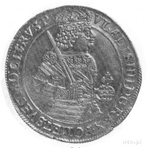 talar 1642, Toruń, Aw: Półpostać króla w zbroi, koronie...