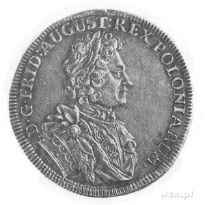 2/3 talara (gulden) 1706, Aw: Popiersie w wieńcu laurow...