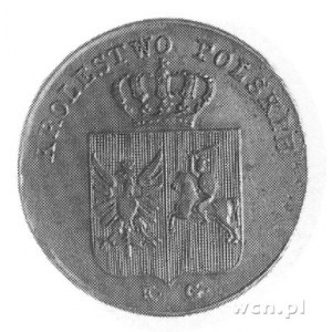 3 grosze 1831, Warszawa, Aw: Tarcza herbowa i napis, Rw...