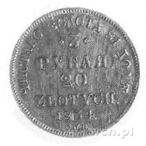3 ruble= 20 złotych 1834, Petersburg, Aw: Orzeł carski,...