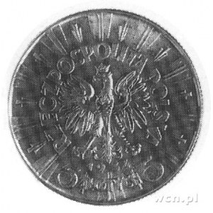 5 złotych 1934, Piłsudski