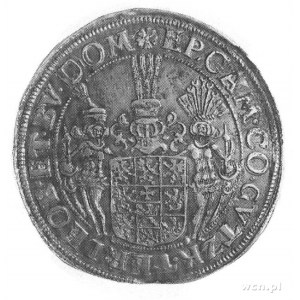 talar 1633, Koszalin (?), Aw: Popiersie i napis, Rw: Wi...