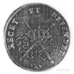 medalik koronacyjny Augusta II 1696 r., autorstwa I.Koc...
