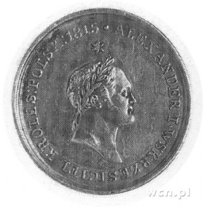 medal z okazji śmierci cara Aleksandra I z 1826 r., Aw:...
