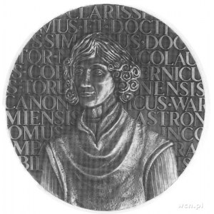 medal na 500-lecie urodzin M. Kopernika z 1973 r. autor...