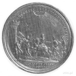 cesarz Franciszek I, medal autorstwa Vestnera z okazji ...