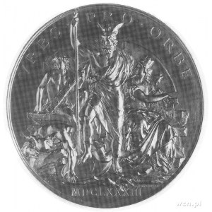 medal autorstwa A. Scharffa i J. Tautenhayna wybity z o...