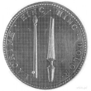 medal z okazji śmierci króla Henryka II- kopia XIX-wiec...