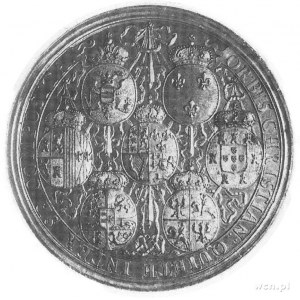 medal sygn. N.V. Swinderen wybity w 1738 r. z okazji 25...