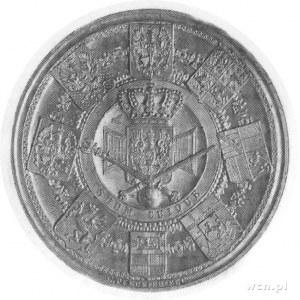 medal sygn. C. Pfeuffer wybity w 1861 r. z okazji koron...